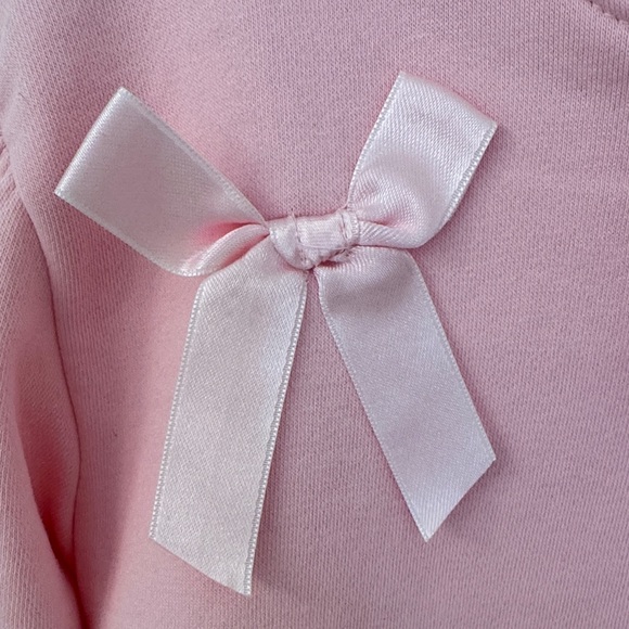 H&M Pink Bow-Embellished Kids Sweatshirt - Picture 2 of 6